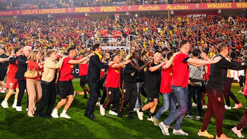 Le RC Lens soulève sa première Coupe de France