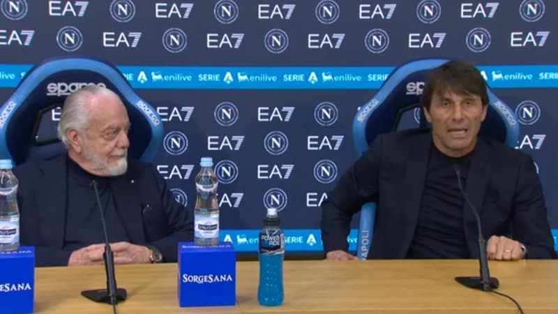 Conte et De Laurentiis en désaccord sur la saison de Naples